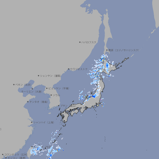 雨雲レーダー