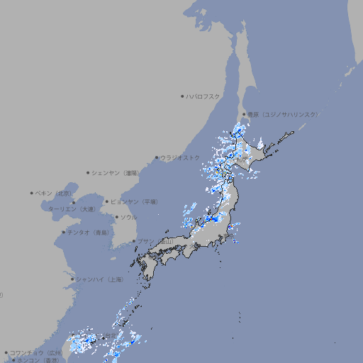 雨雲レーダー