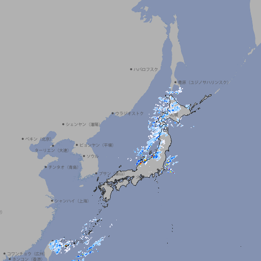 雨雲レーダー