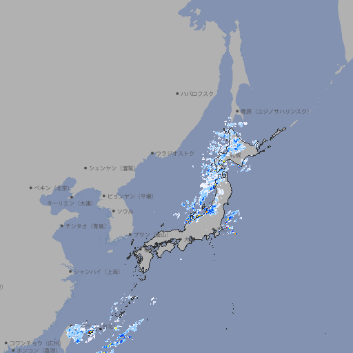雨雲レーダー