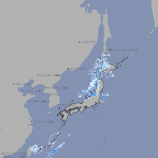 雨雲レーダー