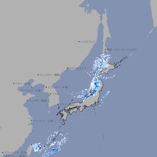 雨雲レーダー