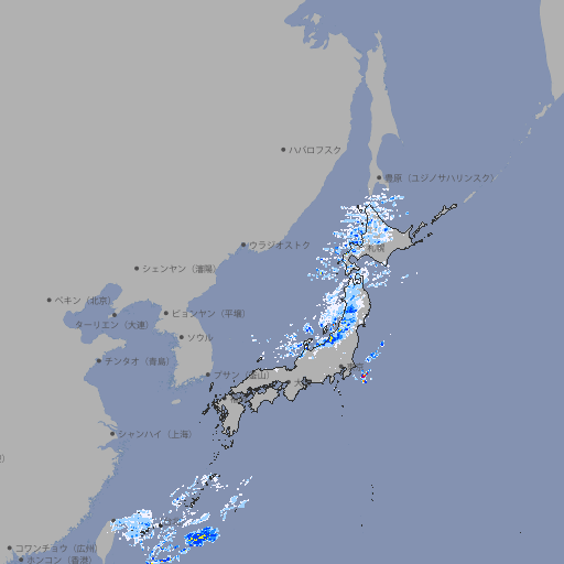 雨雲レーダー