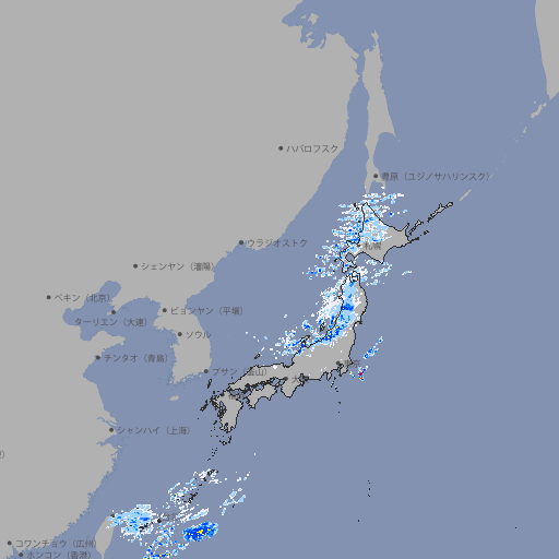 雨雲レーダー