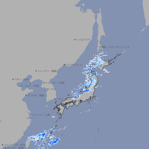 雨雲レーダー
