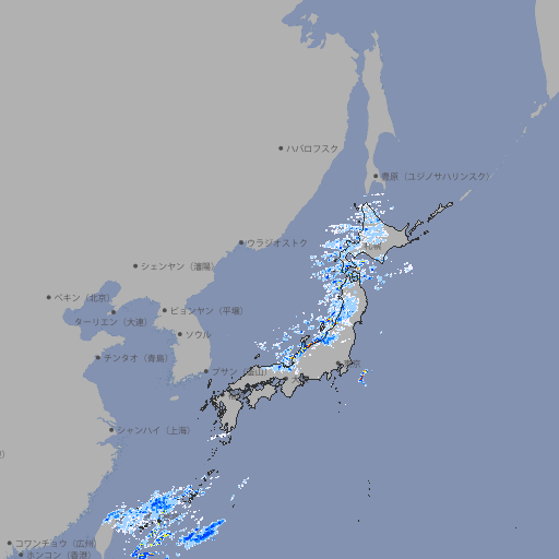 雨雲レーダー