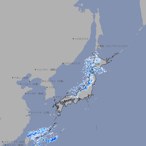 雨雲レーダー