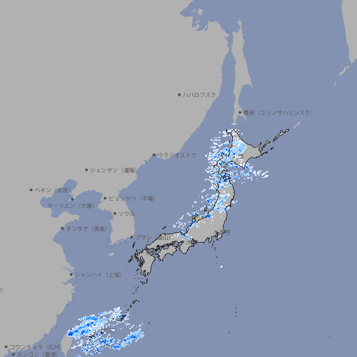 雨雲レーダー