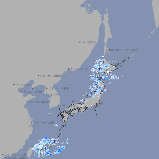 雨雲レーダー