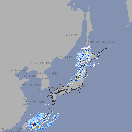 雨雲レーダー