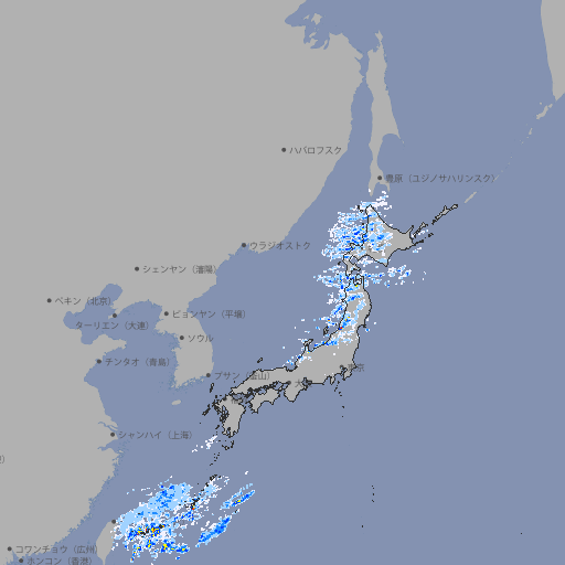 雨雲レーダー