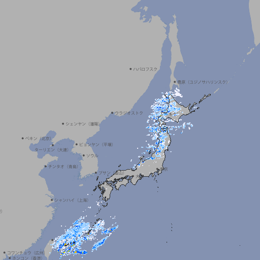 雨雲レーダー