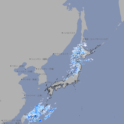 雨雲レーダー