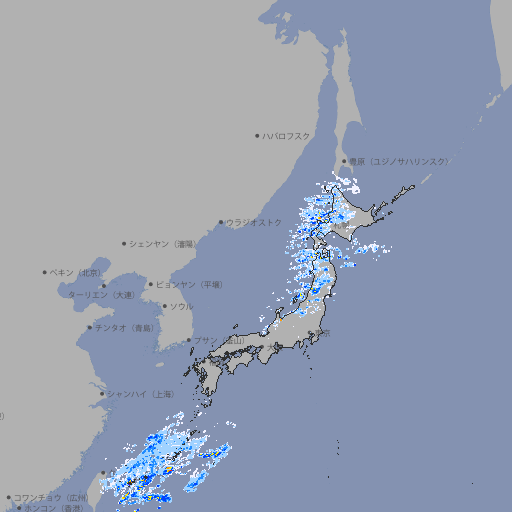 雨雲レーダー