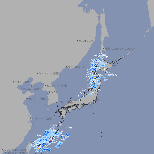 雨雲レーダー