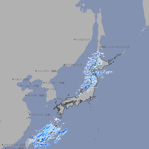雨雲レーダー