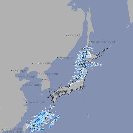 雨雲レーダー