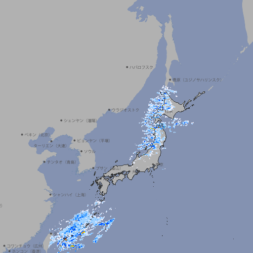 雨雲レーダー