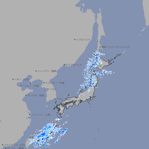 雨雲レーダー