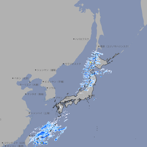 雨雲レーダー
