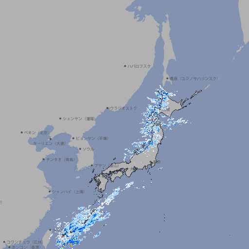 雨雲レーダー