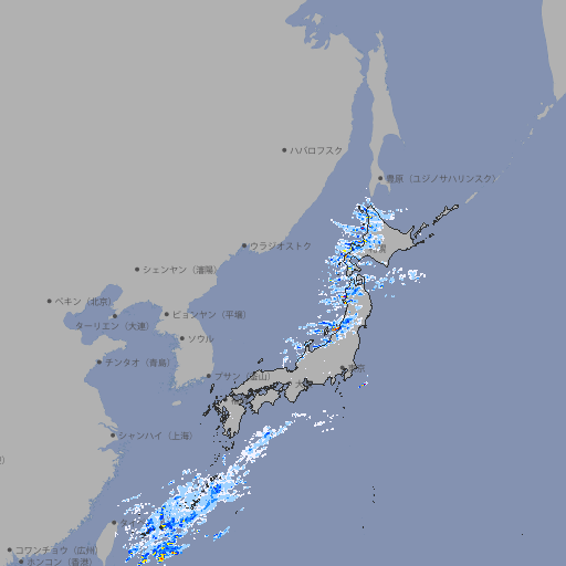 雨雲レーダー