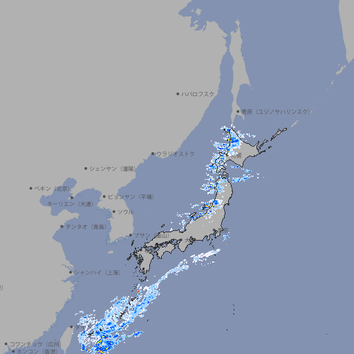 雨雲レーダー