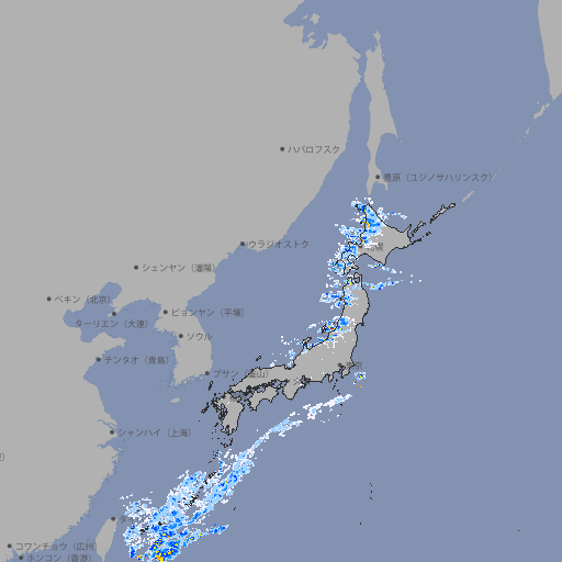 雨雲レーダー