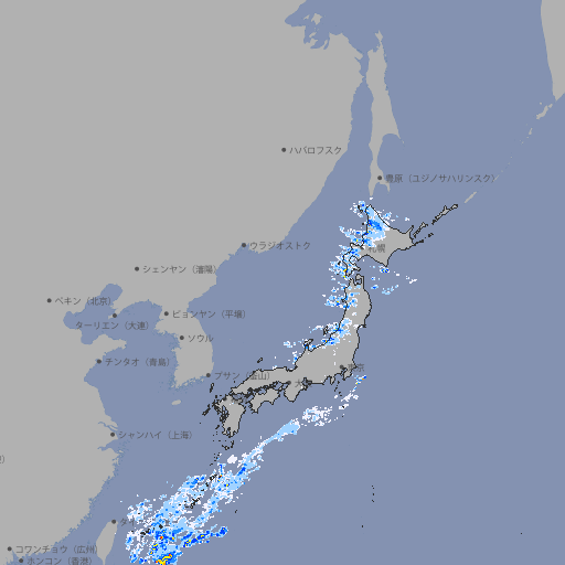 雨雲レーダー