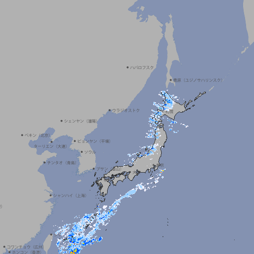 雨雲レーダー
