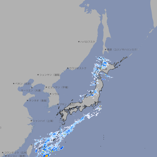 雨雲レーダー