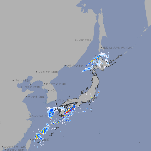 雨雲レーダー