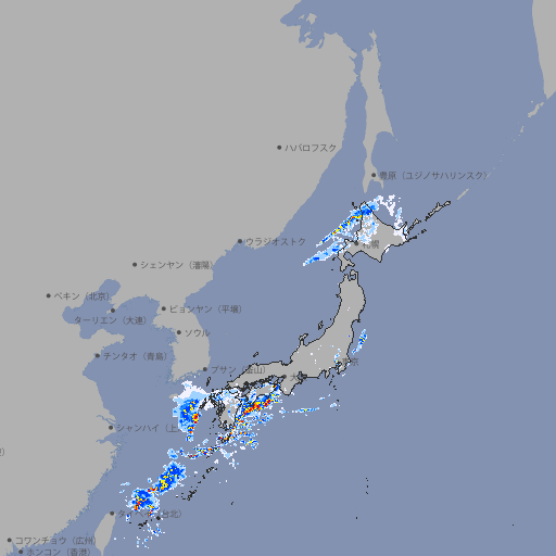 雨雲レーダー