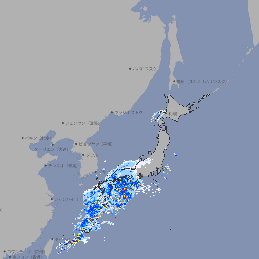 雨雲レーダー