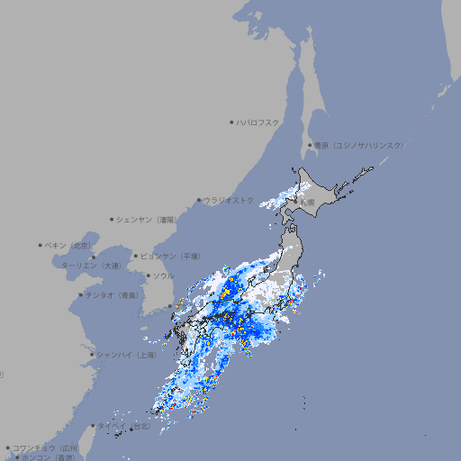 雨雲レーダー