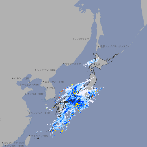 雨雲レーダー