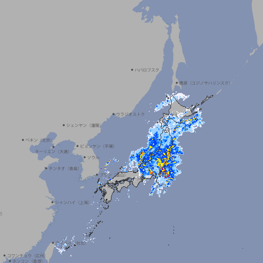 雨雲レーダー