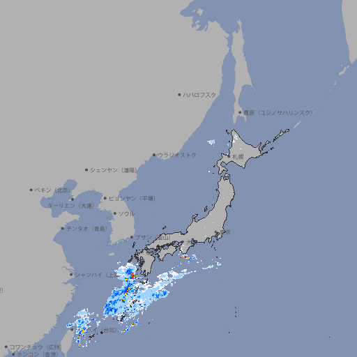 雨雲レーダー