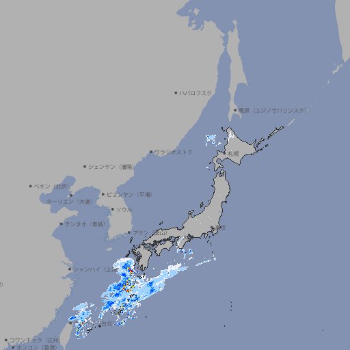 雨雲レーダー