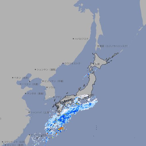 雨雲レーダー