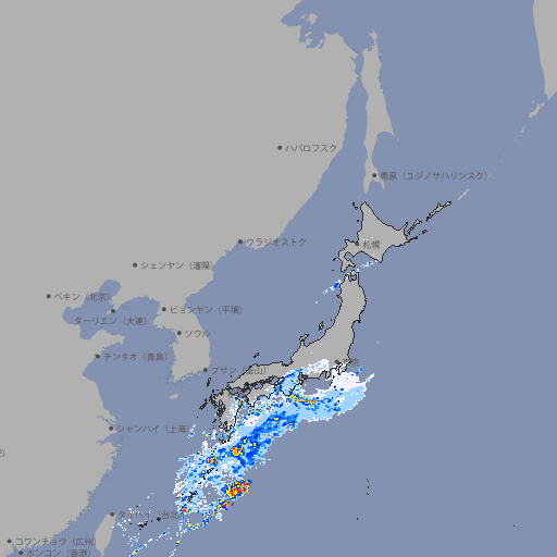 雨雲レーダー