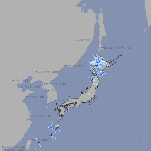 雨雲レーダー