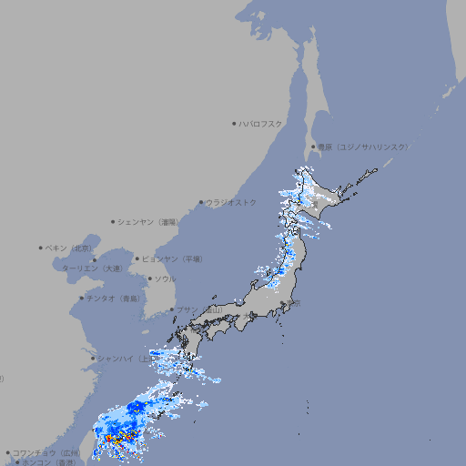 雨雲レーダー