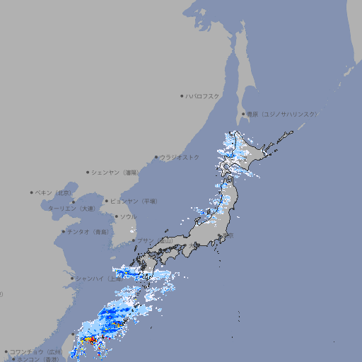 雨雲レーダー
