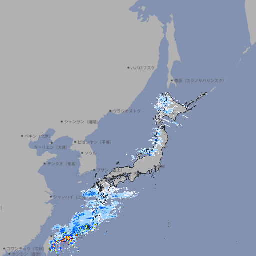 雨雲レーダー