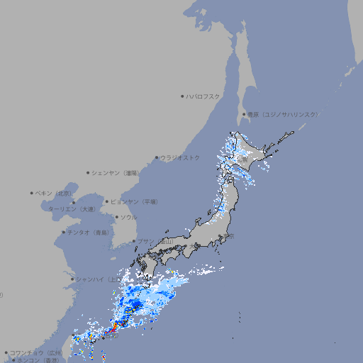 雨雲レーダー