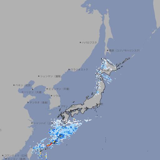雨雲レーダー