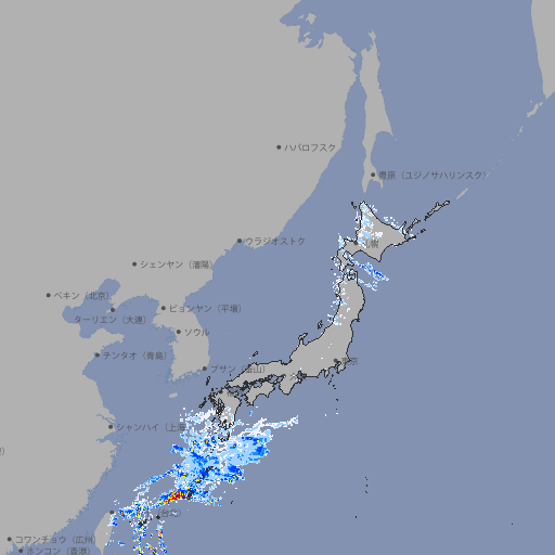 雨雲レーダー