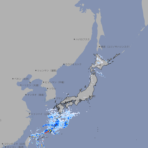 雨雲レーダー