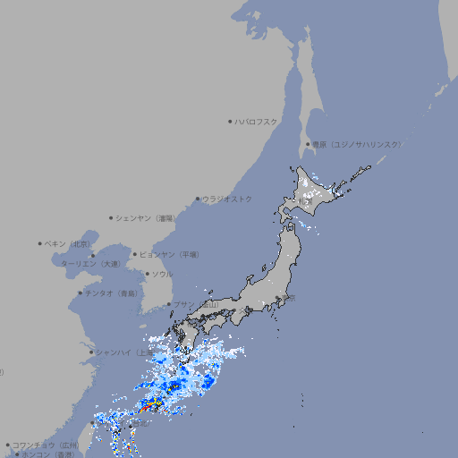 雨雲レーダー
